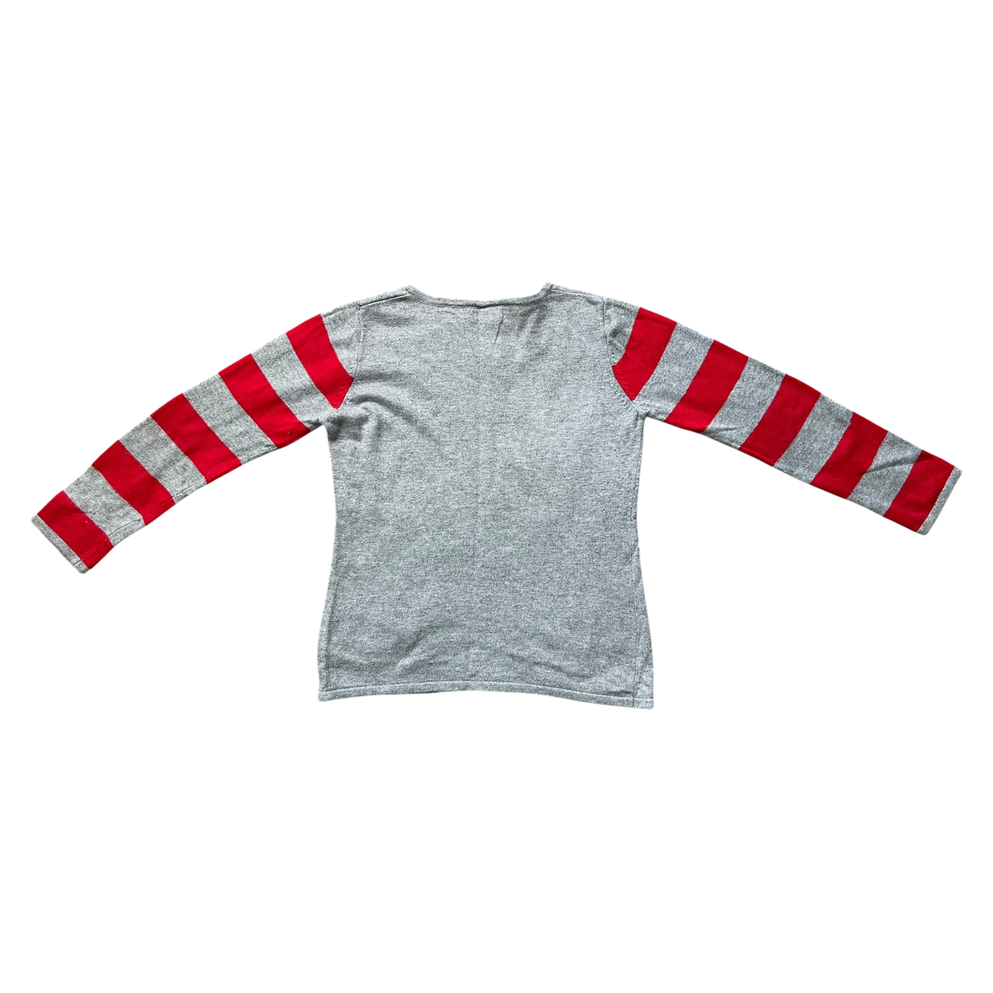 Girl okaïdi gray and red Sweatshirt size 8