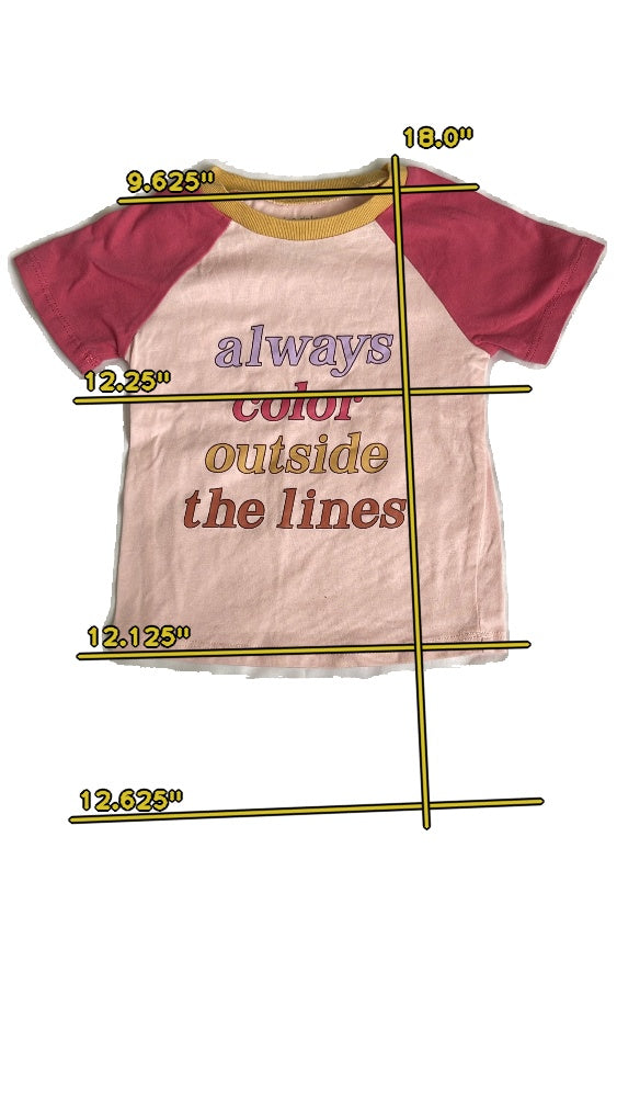 Girls okie dokie pink T-shirt