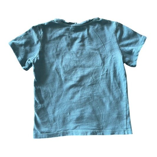girls Okaïdi blue T-shirt  size 5