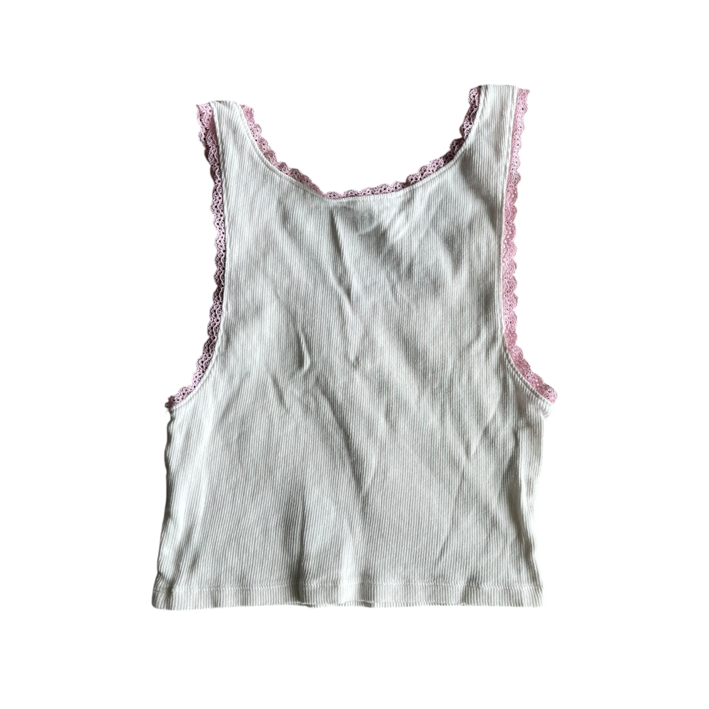 Girls forever 21 white and pink T-shirt size 5