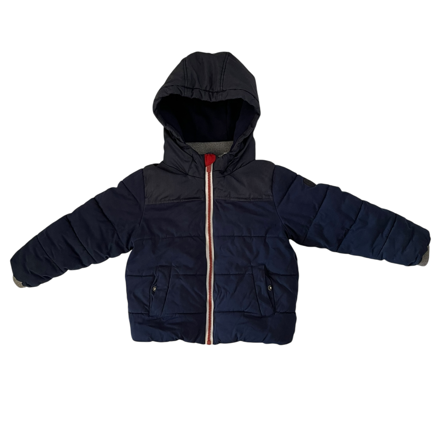 Navy and Red Coat
