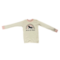 Girls lazy one pink & creamy Sweatshirt size 10