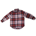 Old Navy Plaid Button Up Red with Blue and Pink