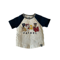 Boys niokelodeon white and navy T-shirt size 3