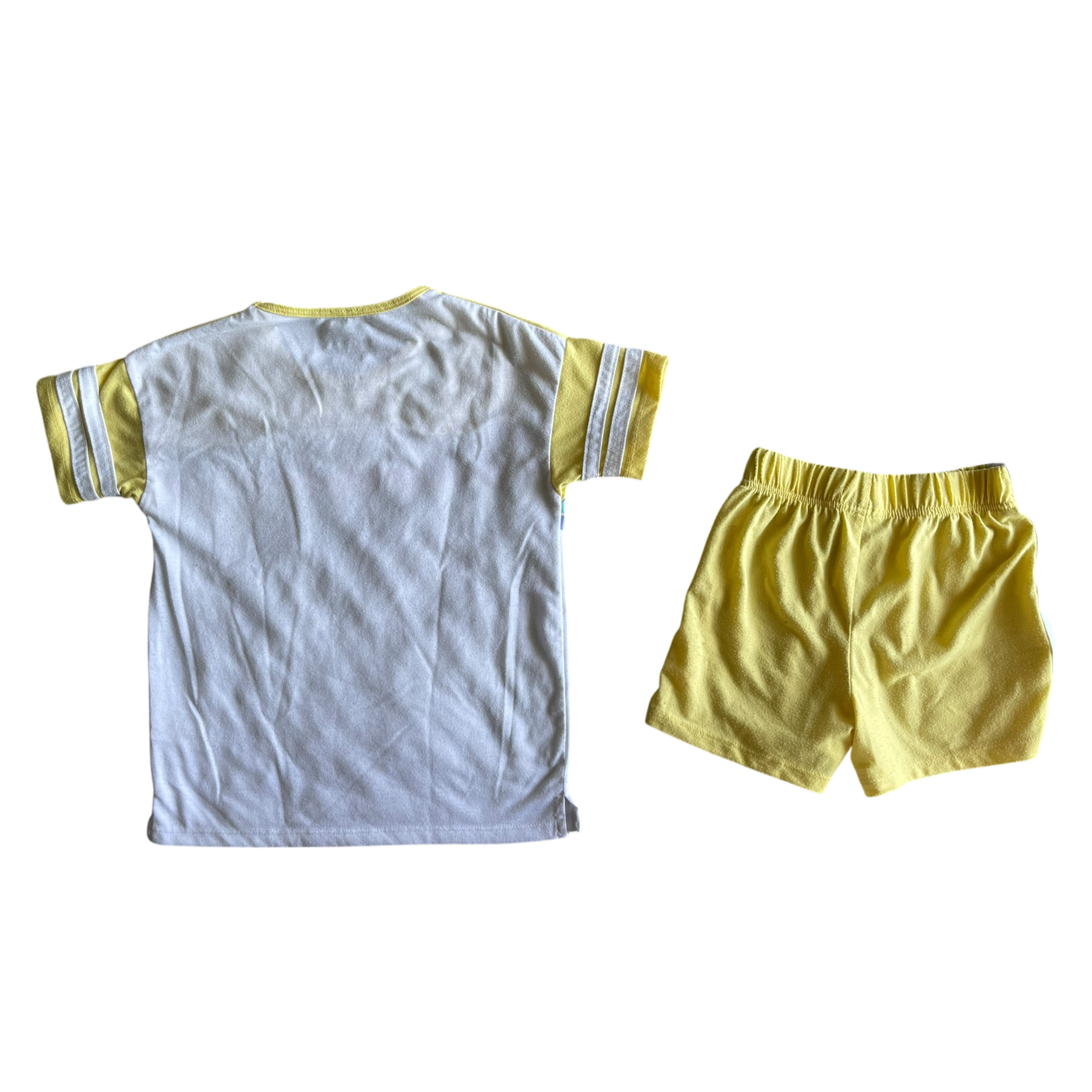 Girls max & olivia yellow and white Pajama size 7