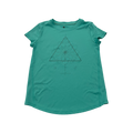 Girl All in motion teal T-shirt size 7 year
