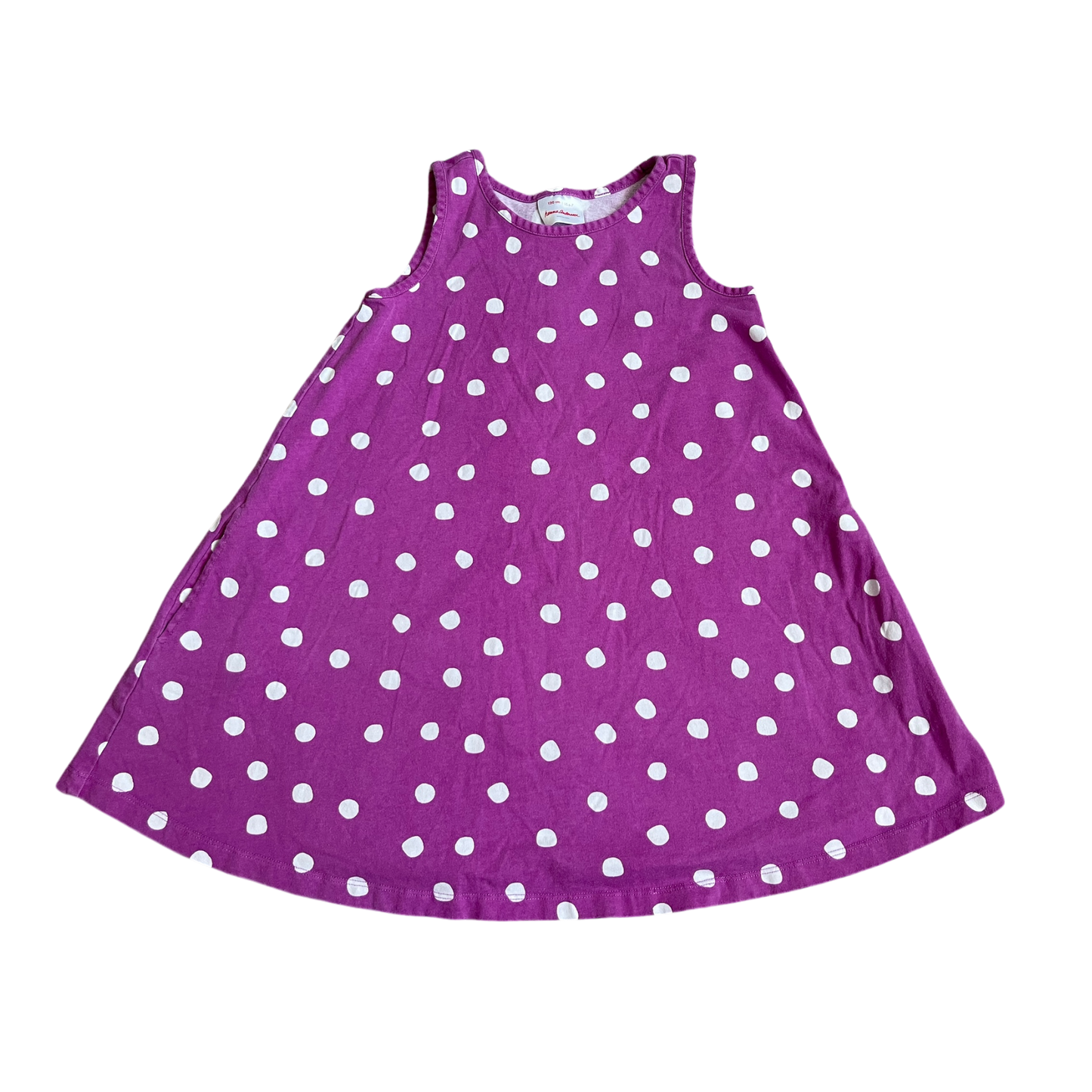 Girls hanna Andersson purple white Dress size 6