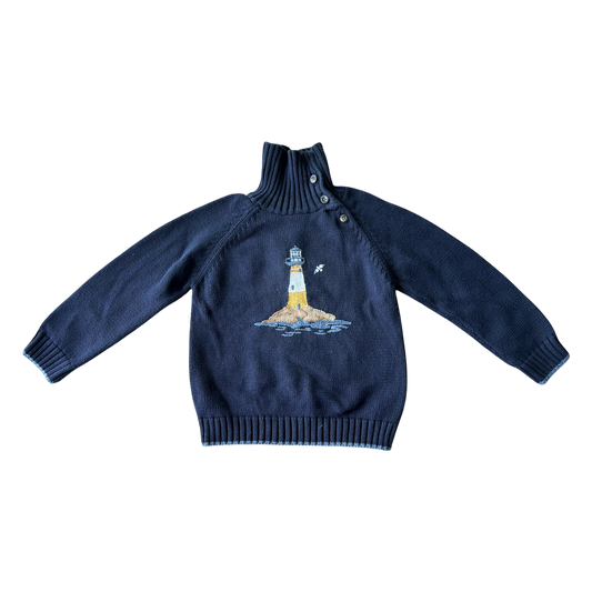Boys Janie and jack navy Sweatshirt size 3