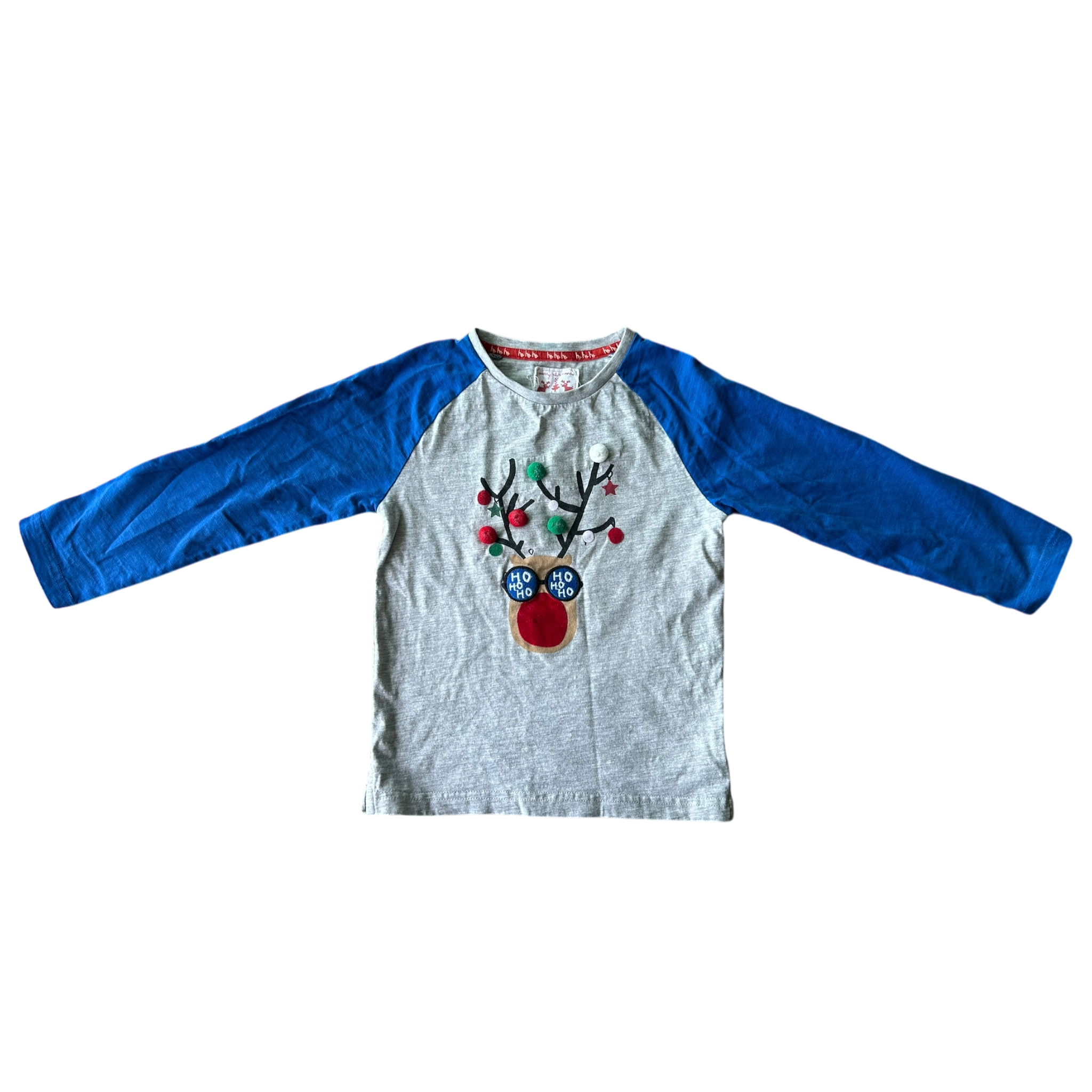 Boys matheroare blue gray T-shirt size 3