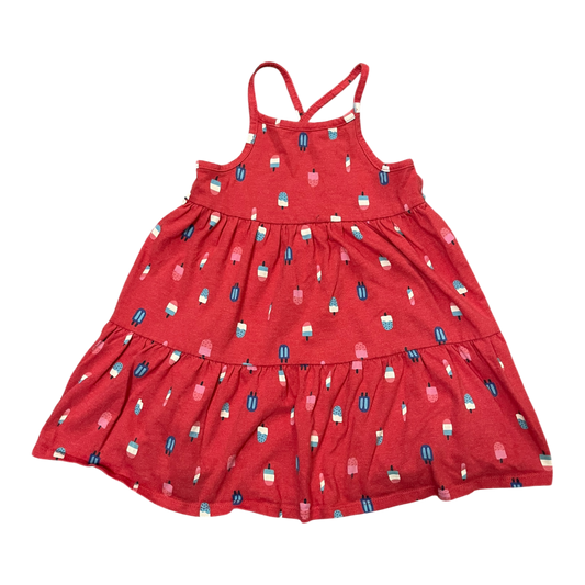 Girls cat & jack red Dress size 4