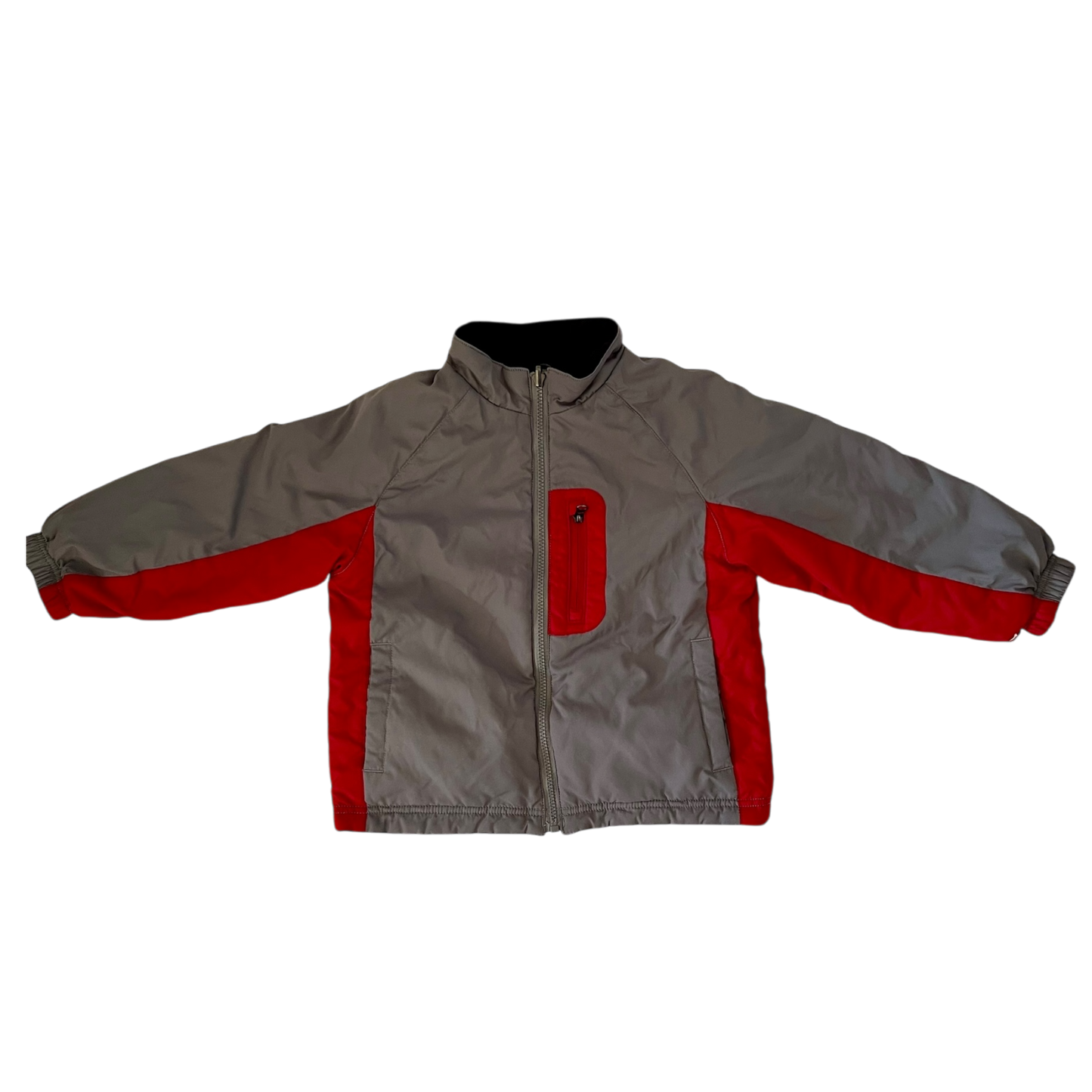 Red and Gray Coat