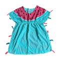 Girl cat & jack blue and pink Summer Dress size 10