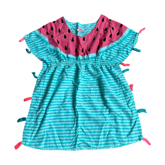 Girl cat & jack blue and pink Summer Dress size 10