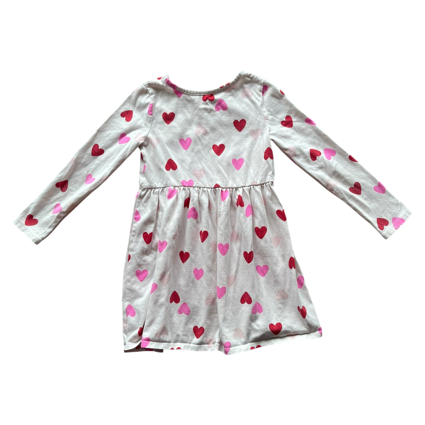 girls cat & jack white red & pink Dress size 5