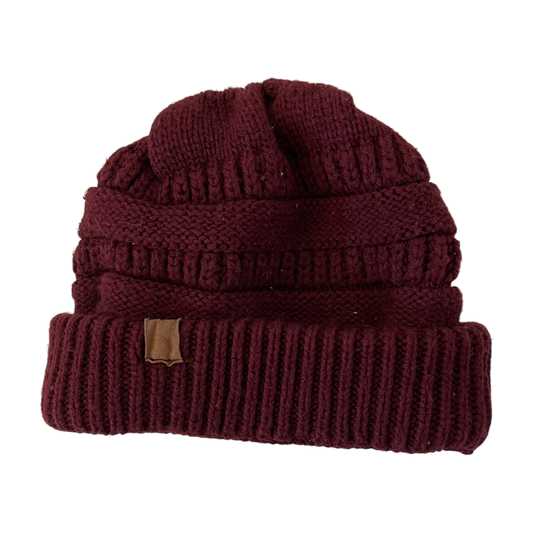 Burgundy Winter Hat