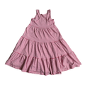 Girls Hanna Andersson pink and white Dress size 8