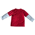 Boys Gymboree red gray T-shirt size 3