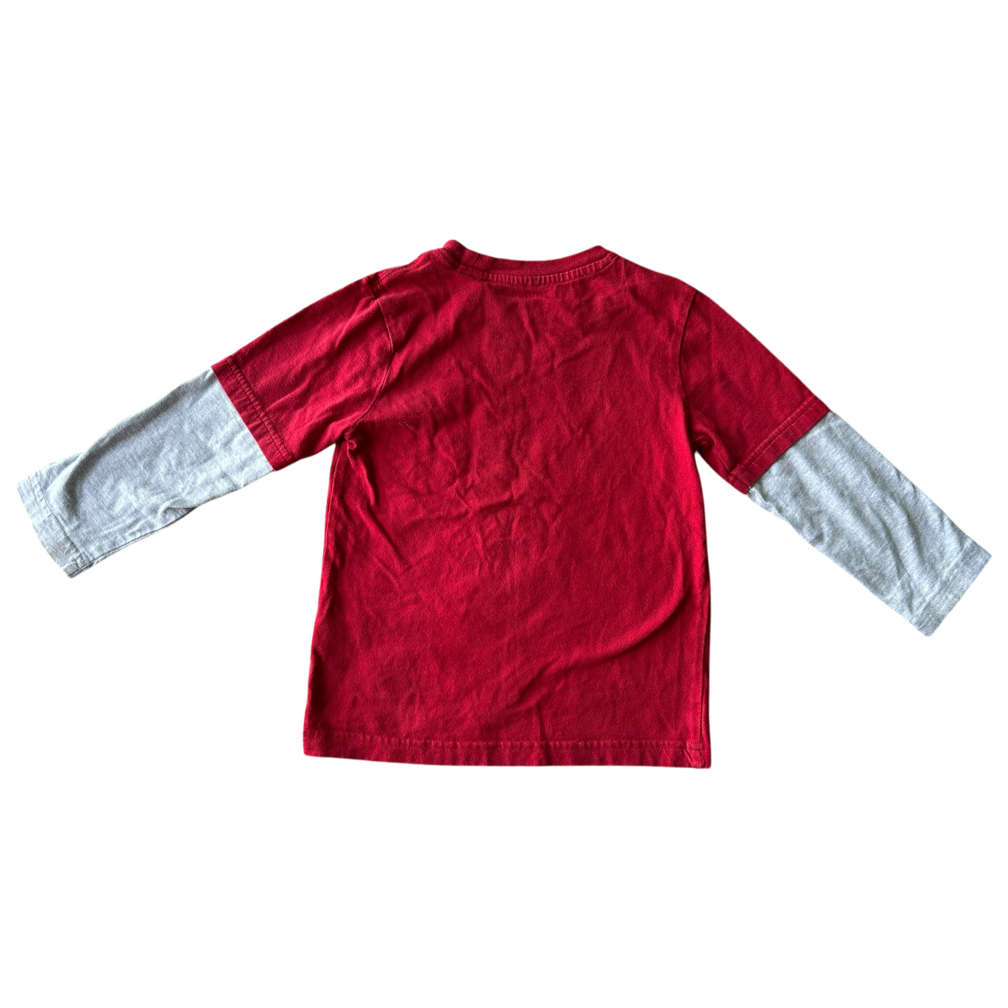 Boys Gymboree red gray T-shirt size 3