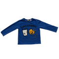 Boys unknown blue T-shirt with long sleeves size 2