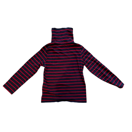 Boys Okaïdi red and black T-shirt with long sleeves size 6