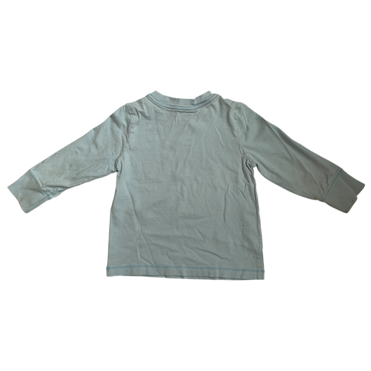 Boys old navy light blue T-shirt with long sleeves size 2