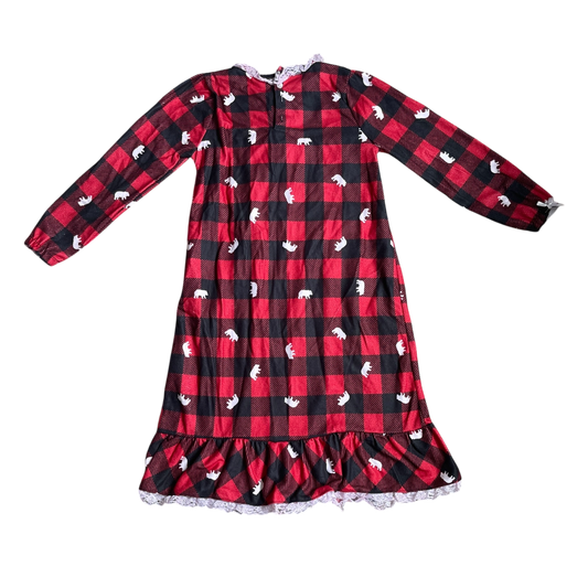 Girls PJ’s presenis  Black and Red Dress  size 7