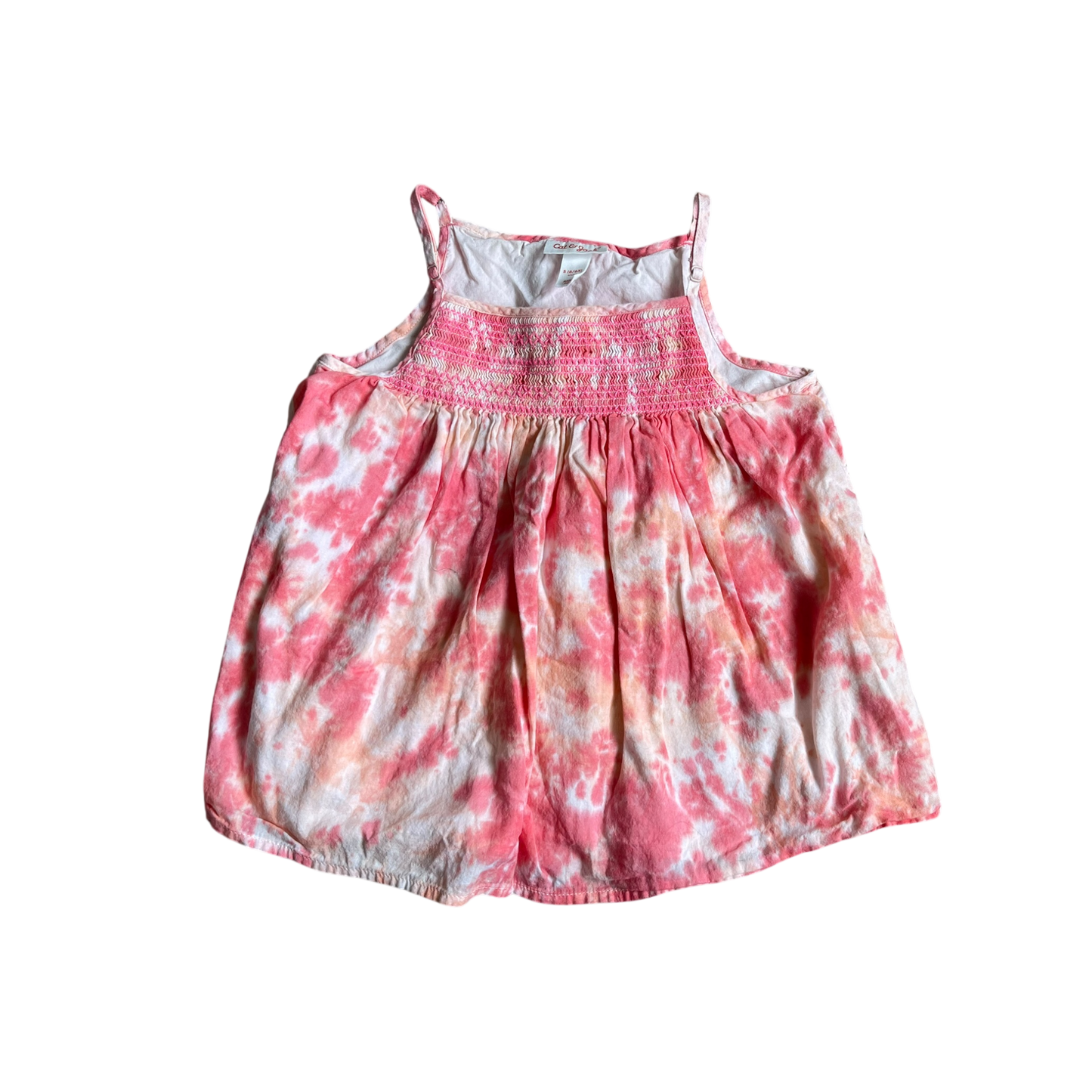 Girls cat & jack pink white Dry size 6