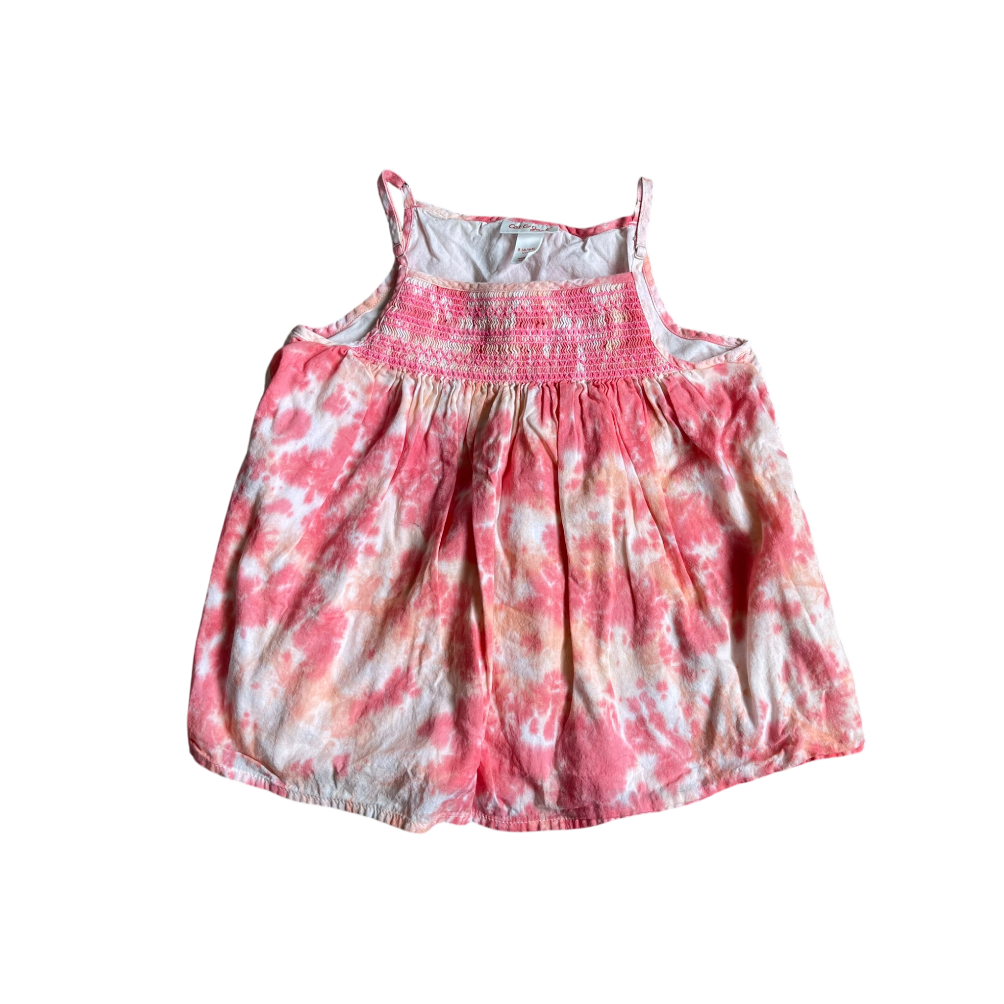 Girls cat & jack pink white Dry size 6