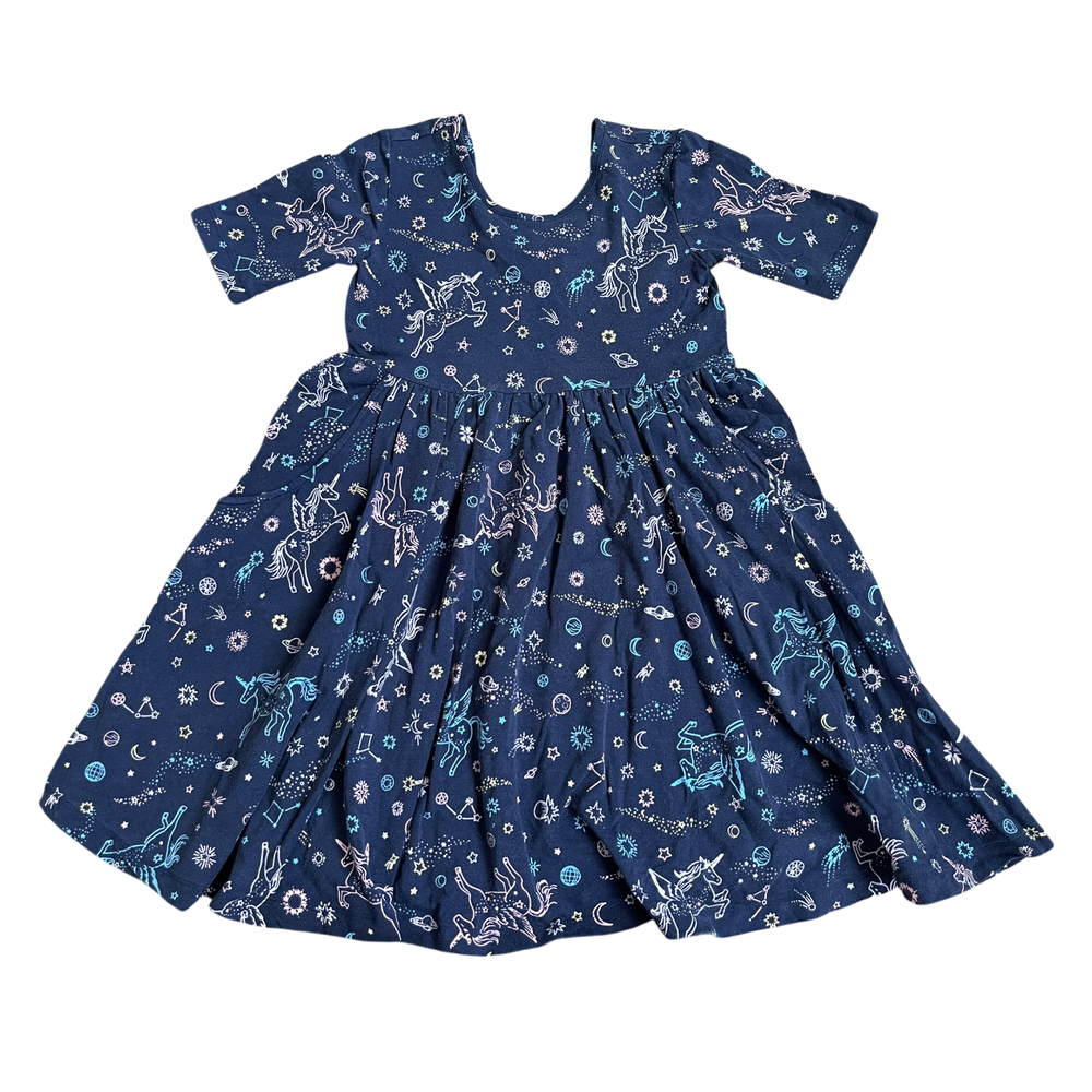 Girls hanna Andersson navy Dress size 6