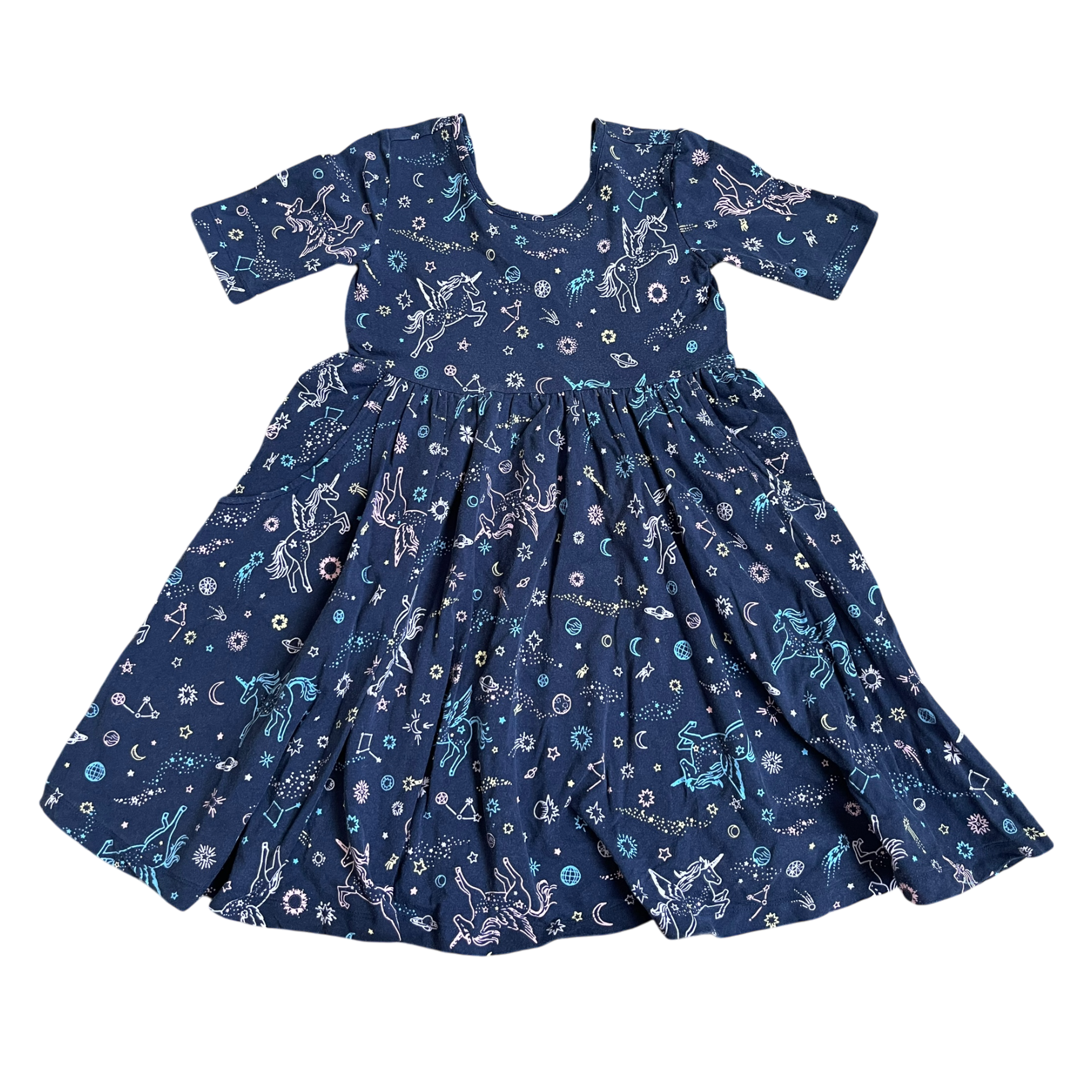 Girls hanna Andersson navy Dress size 6