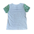 Girls spirit white and green T-shirt size 7