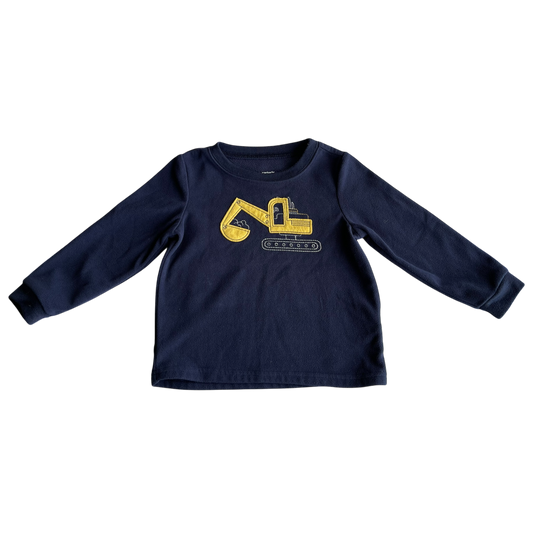 Sweatshirt , brand: carter’s , boys, navy , size 3 , 100% polyester