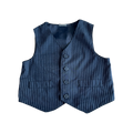 Boys great guy navy Pinstriped vest size 3