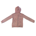 Girls Velvet Zipper Sweatshirt