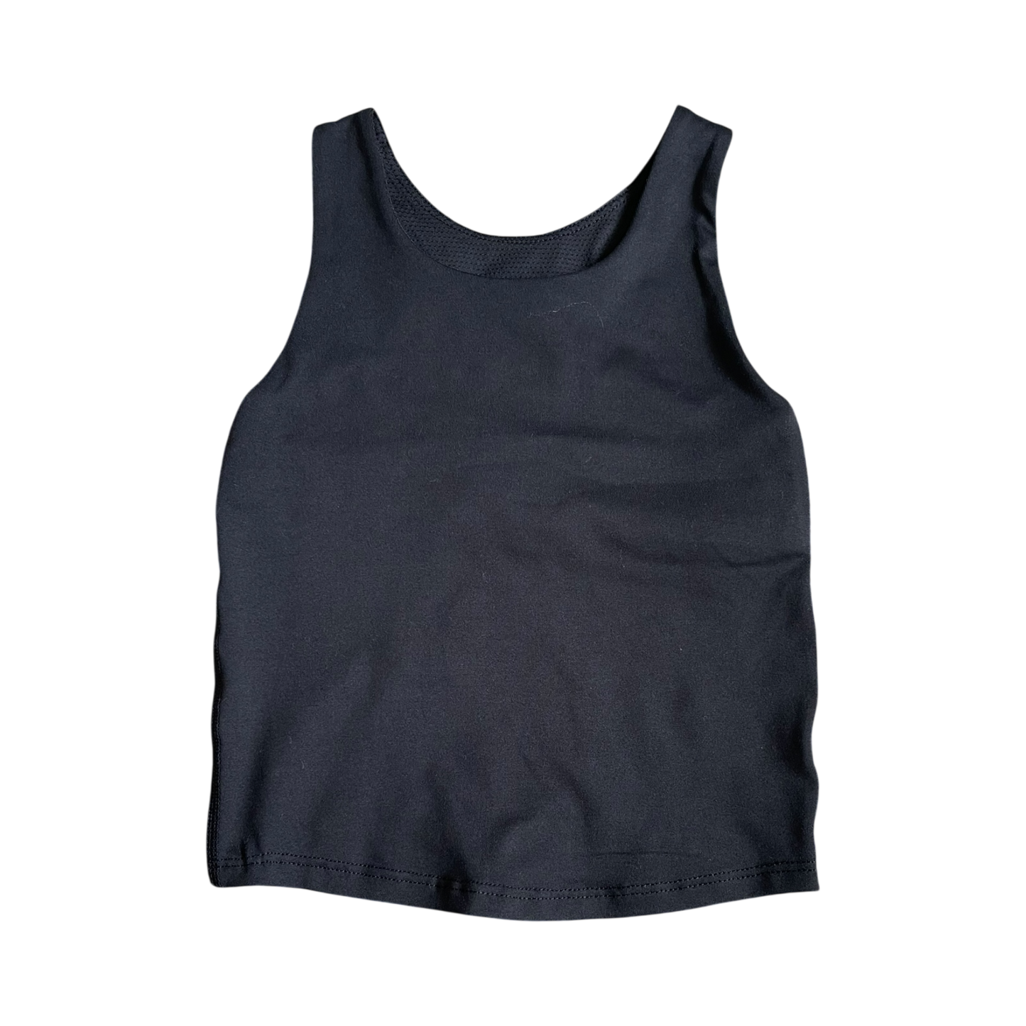 Girls athletic work black T-shirt size 6