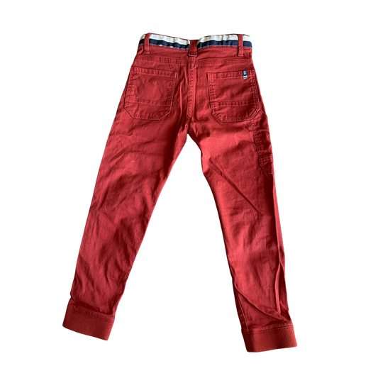 Boys Okaïdi red Pants size 5
