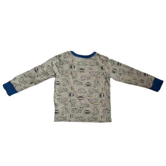 Boys night night gray, size 2