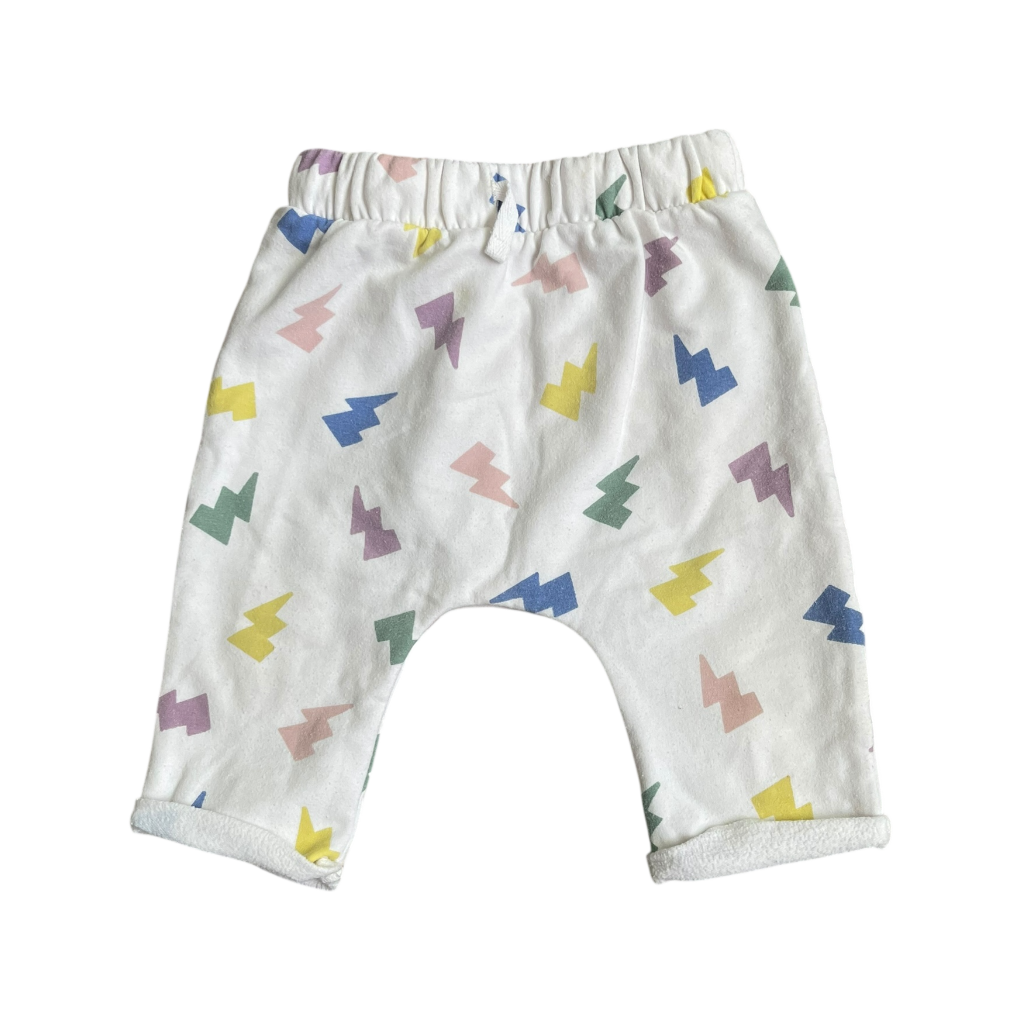 Unisex stem white Short size 9 mth