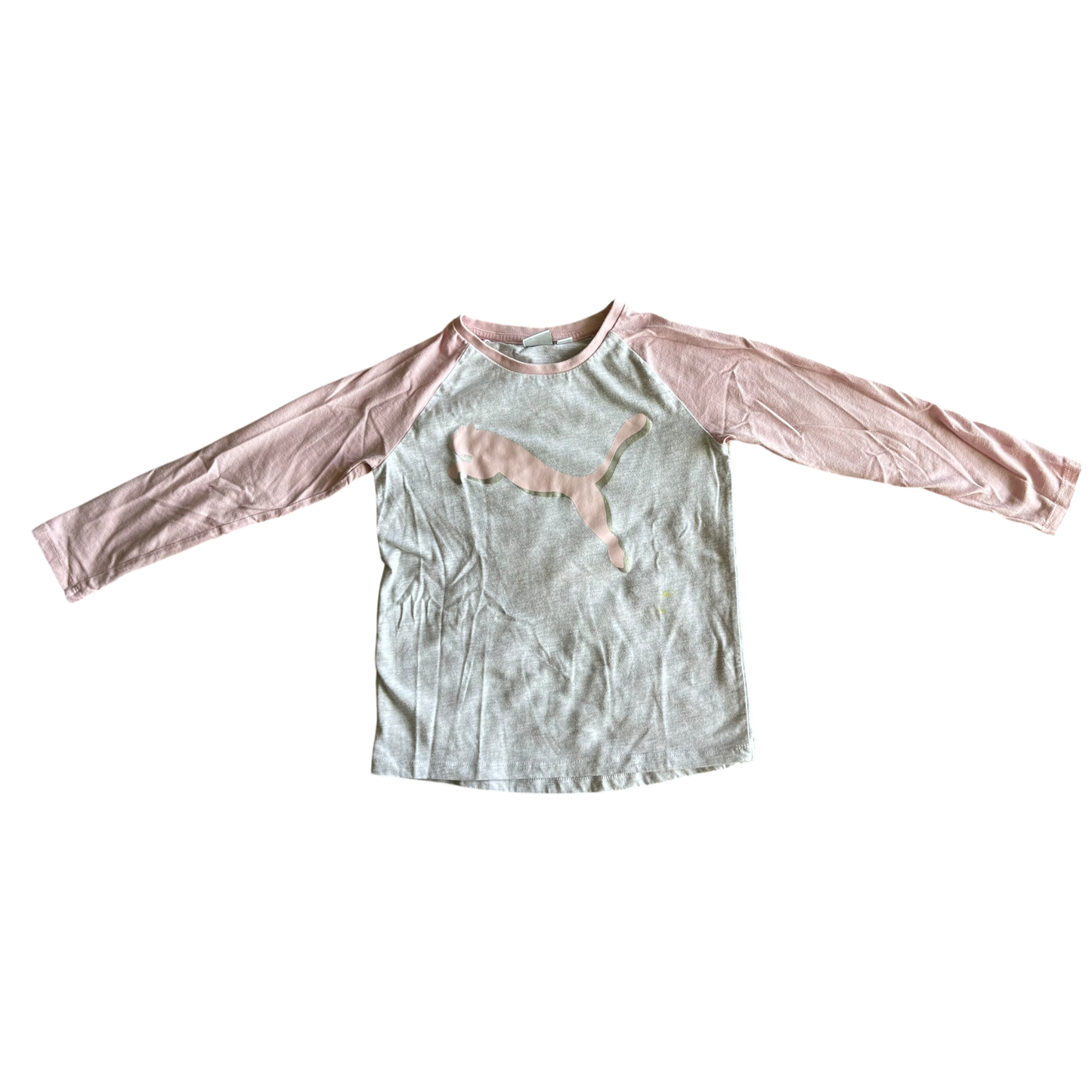 Girls puma gray and pink T-shirt size 7
