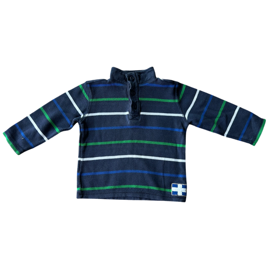 Boys gymboree navy blue white green Sweatshirt size 3