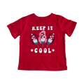 Unisex celebrate patriotic red T-shirt size 3