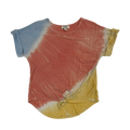 Girl Speechless T-shirt, yellow, pink and blue