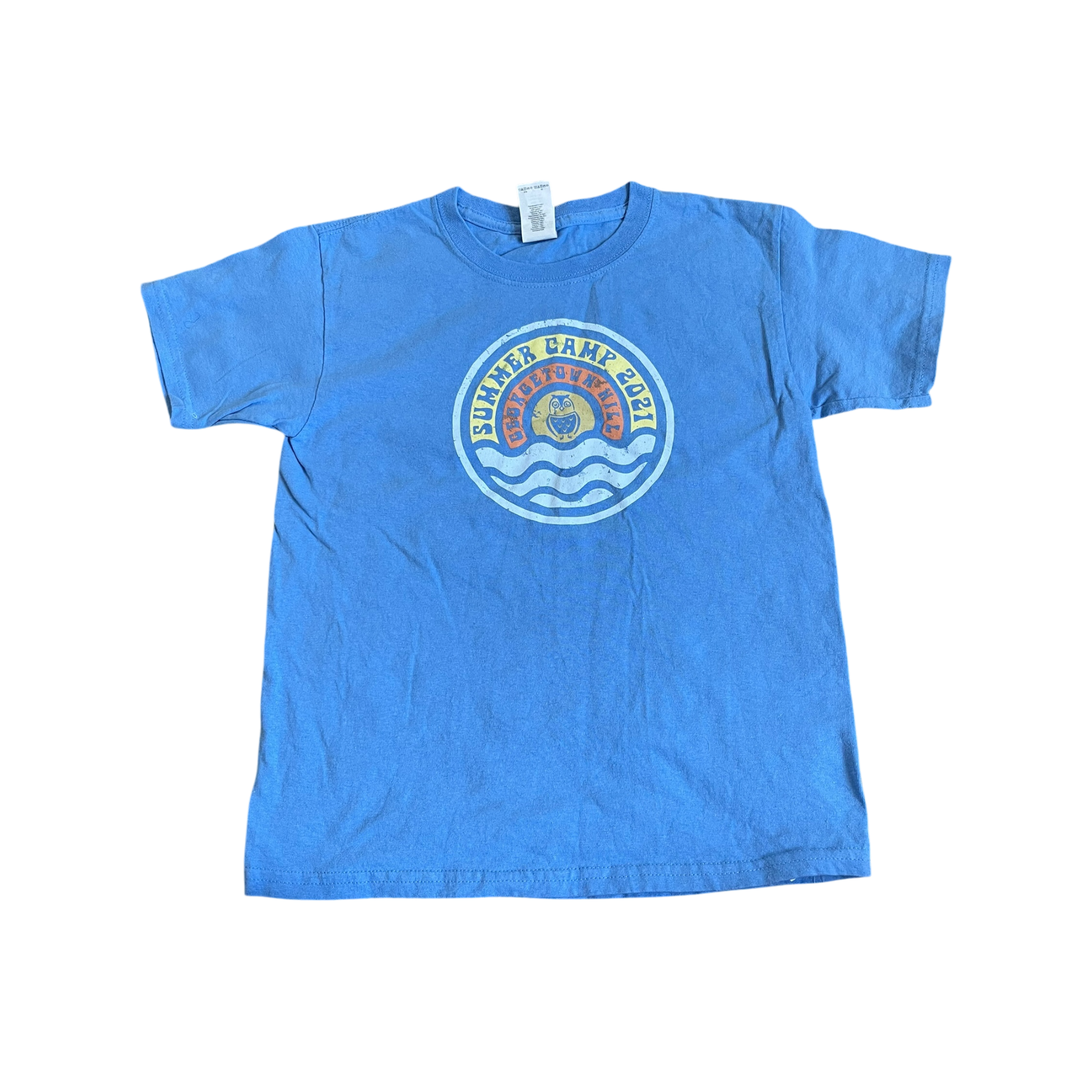 Boys gildan blue T-shirt size 9