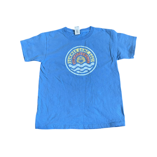 Boys gildan blue T-shirt size 9