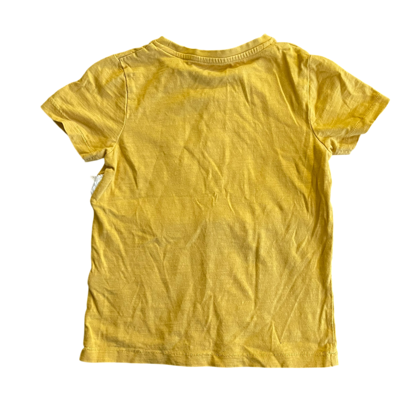 Girls M&S yellow T-shirt size 3