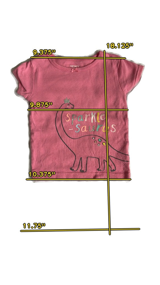 Girls carter’s pink Pajama size 2