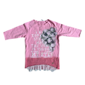 Girls L:ū L:ū pink T-shirt size 10