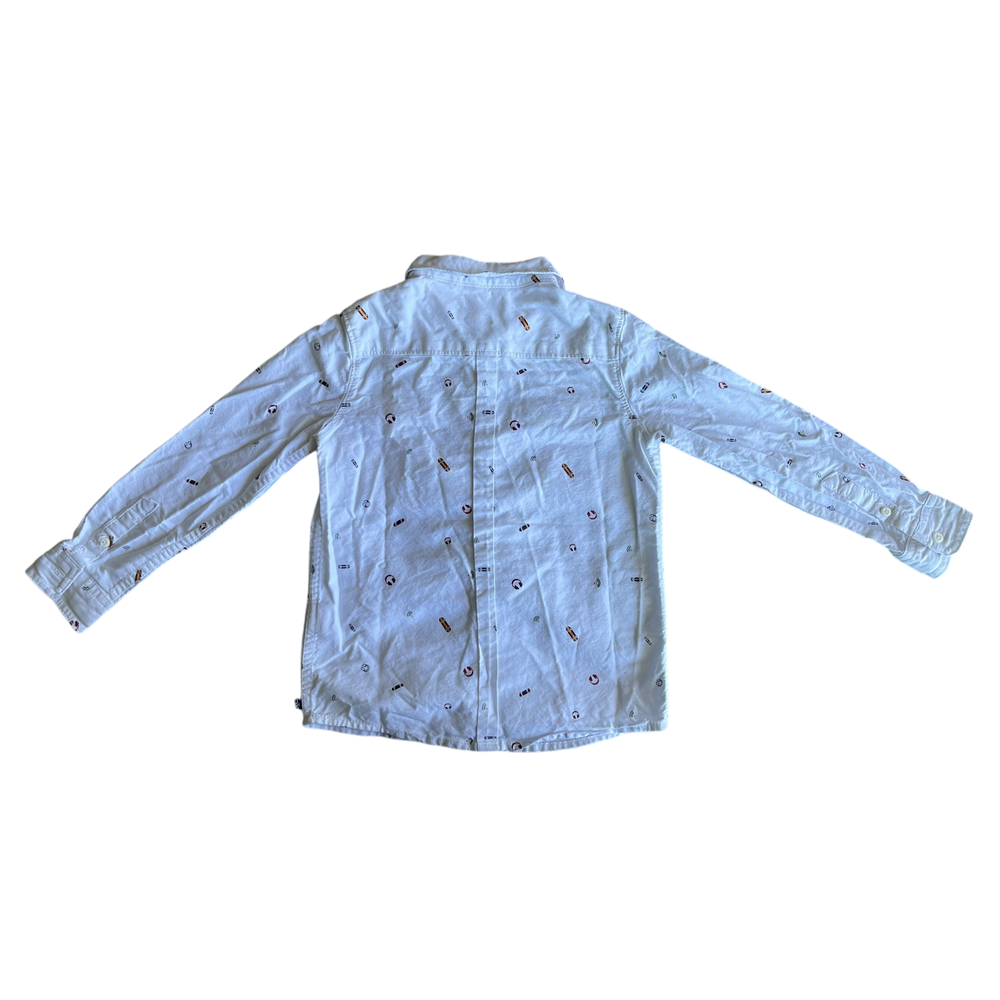 Boys Okaïdi white T-shirt size 5