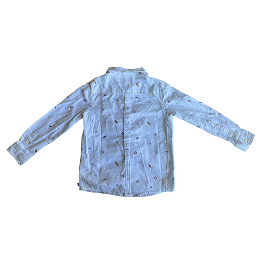 Boys Okaïdi white T-shirt size 5