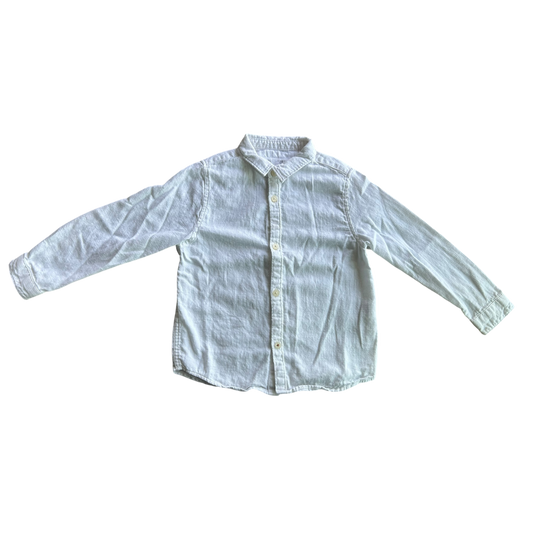 Boys Zara white T-shirt size 4